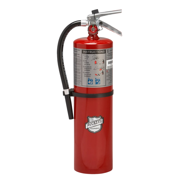 Buckeye 10 lb Standard Fire Extinguisher.