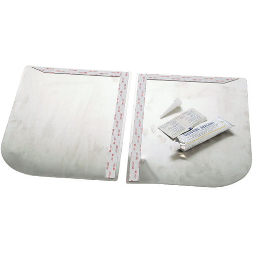 Picture of Sink Splash Guard - Left and Right Hand, Stainless Steel, Kit