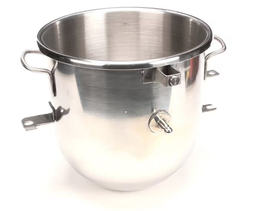 Stainless steel 12 quart mixer bowl for Hobart Legacy HL120 and HL200 mixers, part 00-874864