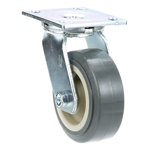 Picture of Caster,Plate (5", Gry) For Standard Keil Part# 1131-2042-3000