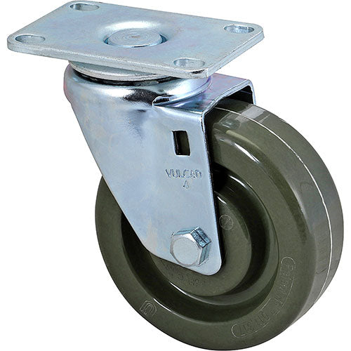 Picture of Plate Caster (4" OD, Swivel, Heavy Duty)