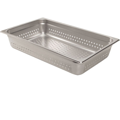 Picture of Pan, Steam, Full, 4" D, Perforated, Stainless Steel