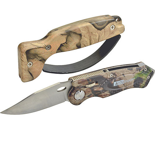 Picture of Sharpener & Sport Knife Combo Camouflage