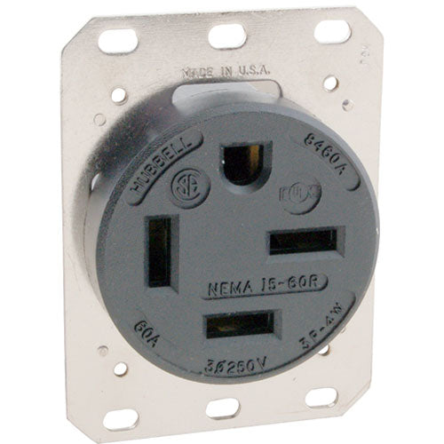 Picture of Receptacle,Single , 250V, 60A