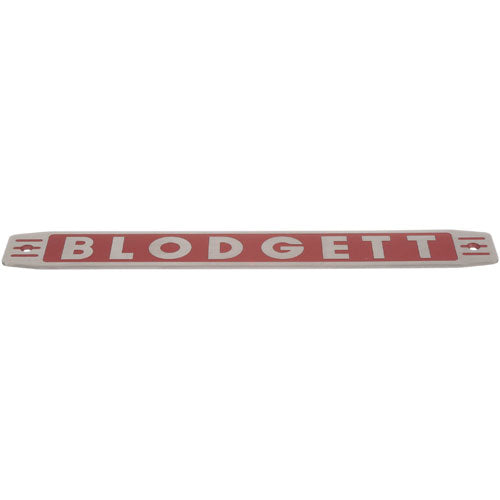 Picture of Name Plate for Blodgett Part# 11255