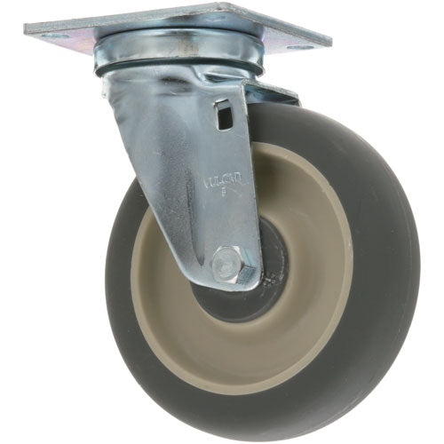 Picture of Plate Mount Caster 5 W 3-1/2 X 3-1/2 for Hobart Part# 497001-1