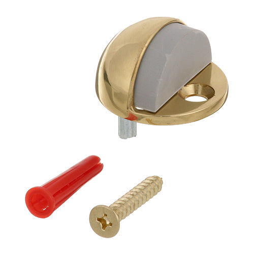 Picture of Stop,Door Floor Mount,Brass