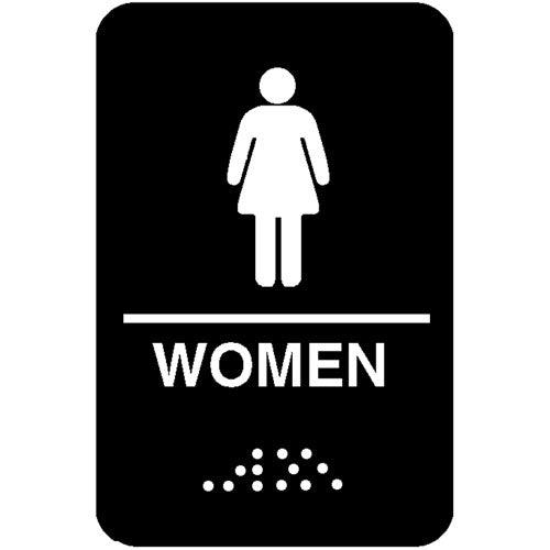 Picture of Sign,Woman'S , Braille, 6X9" for Traex Part# 5634