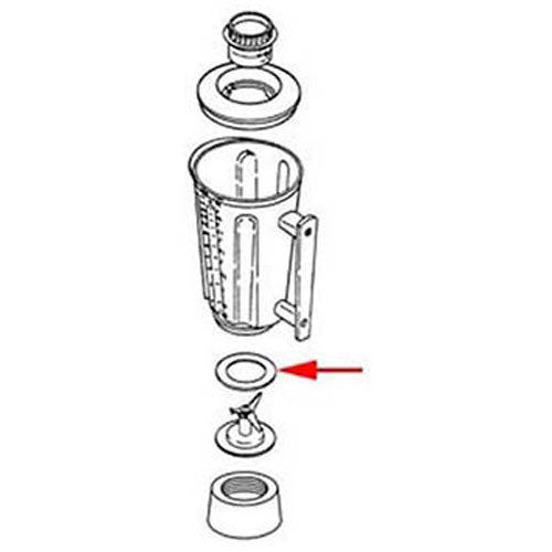 Picture of Gasket 4-7/8" D. for Hamilton Beach Part# 31099110000