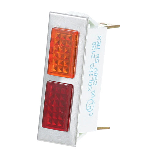 Picture of Signal Light 3/8" X 1-5/16" Red/Amber for Vulcan Hart Part# 00-345751-00005