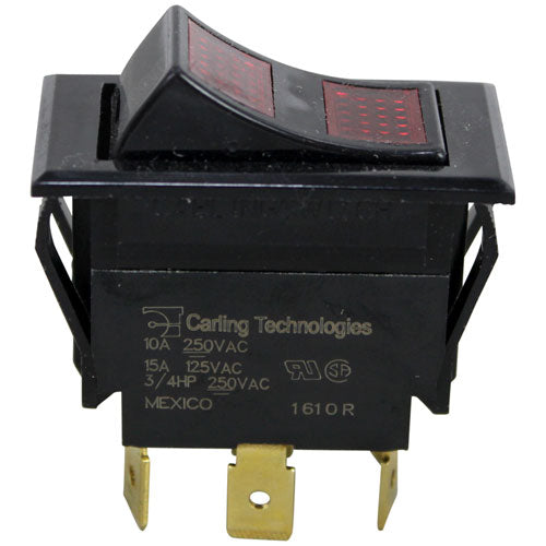 Picture of Switch 7/8 X 1-1/2 Dpdt Ctr-Off for Hobart Part# 00-715112