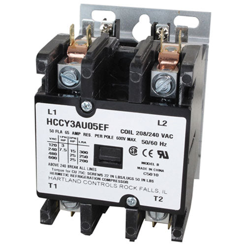 Picture of Contactor 2P 50/65A 208/240V