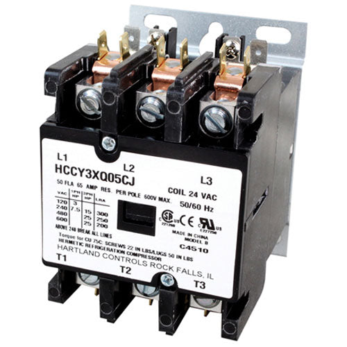 Picture of Contactor 3P 50/65A 24V for Groen Part# 106306