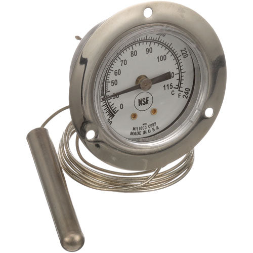 Picture of Thermometer 2", 30-240F, 3" Flange for Southbend Part# 1185205