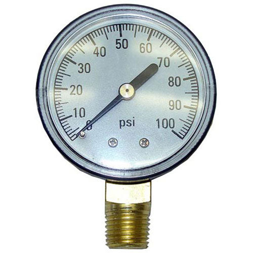 Picture of Pressure Gauge 2, 0-100 Psi, 1/4 Mpt for Insinger Part# SK-1433