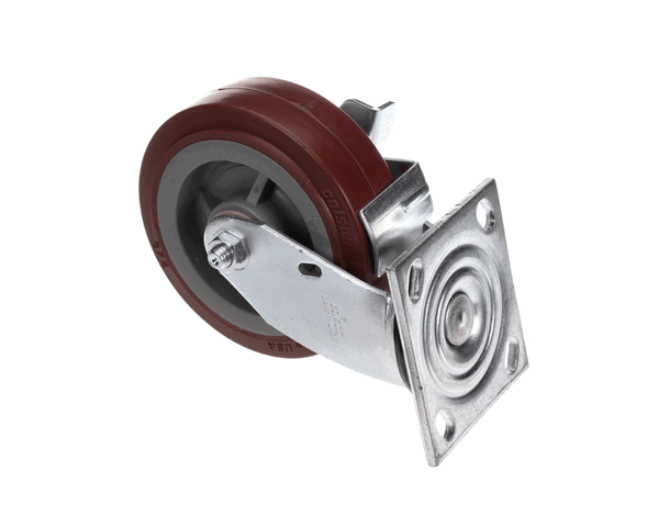 Aladdin-Temp-Rite Caster, 6POLY, Swivel, w, Brake, Md on a white background