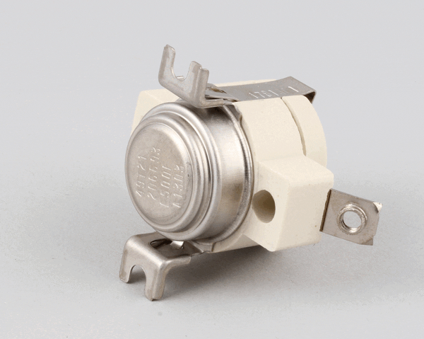 Garland temperature sensing component on a white background