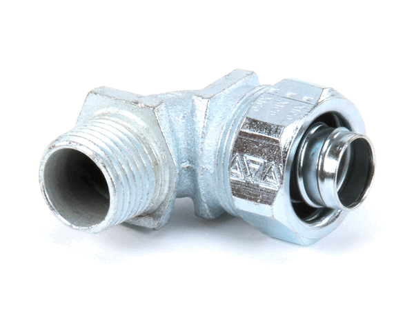 Garland electrical connection component on a white background