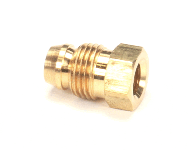 Jackson Fitting, Nut Imperial Brass 81LB/O4 on a white background