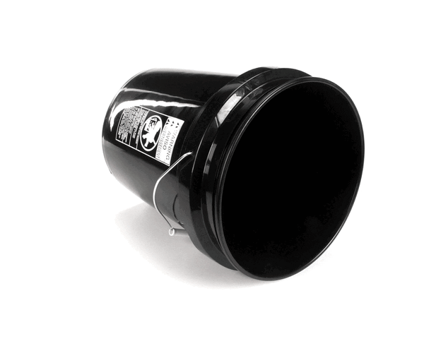 Multiplex Bucket, 5 Gallon, Black Smoothie on a white background