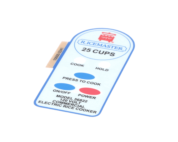 Town Food Service Control Housing Label on a white background