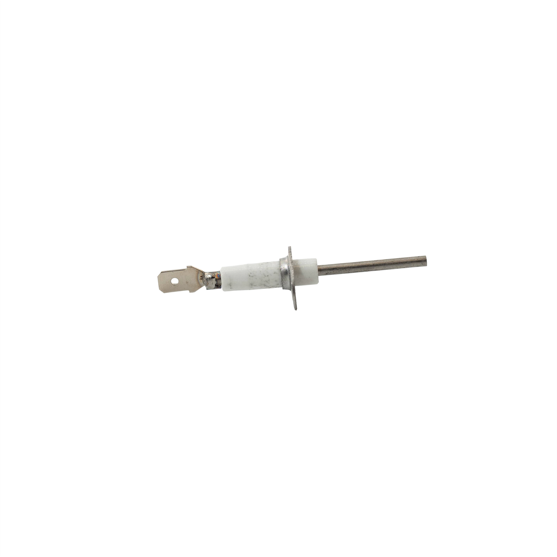 White spark plug on a white background