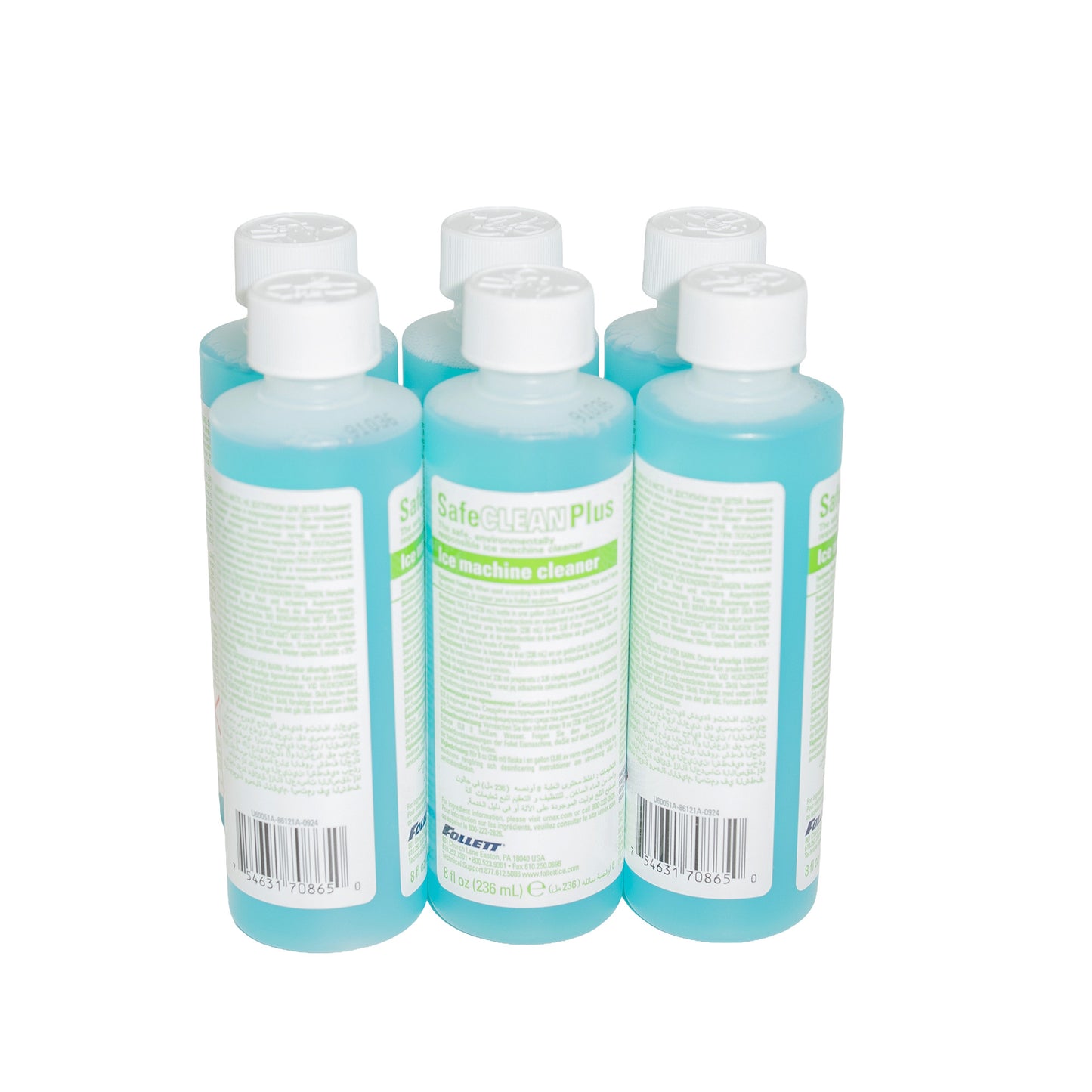 Follett 01149954 SafeClean Plus, 8 oz, Pack of 6