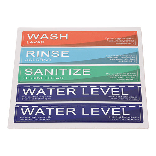 Picture of Sticker Kit Wash-Rinse-S An For AllPoints Part# 1021223
