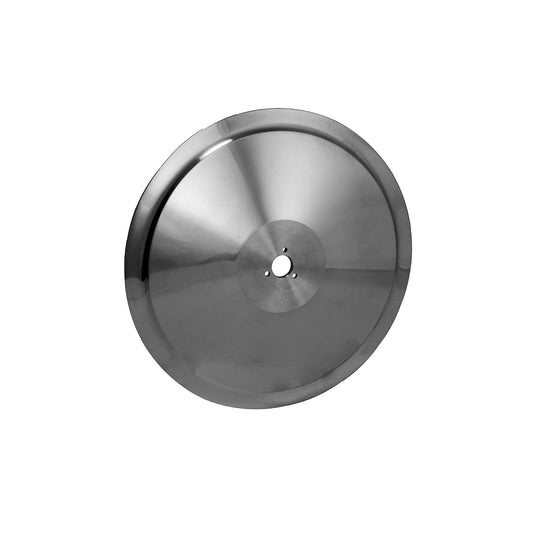 Stainless Steel slicer blade on white background