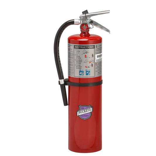 Picture of Buckeye 10 lb Purple K Fire Extinguisher - Hose, Wall Hook, UL 80-B:C
