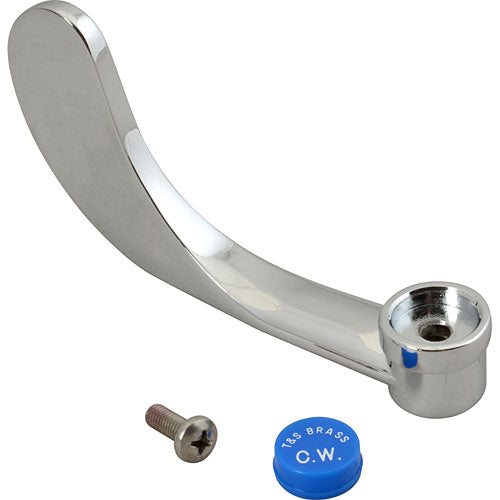 Picture of Handle- 4"Chrome Handicap (Cold) For T&S Brass Part# B-WH4C