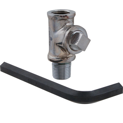 Picture of Tee,Rigid , Chrome,Leadfree For T&S Brass Part# B-TEE-RGD