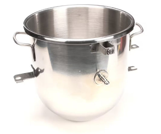 Stainless steel 12 quart mixer bowl for Hobart Legacy HL120 and HL200 mixers, part 00-874864