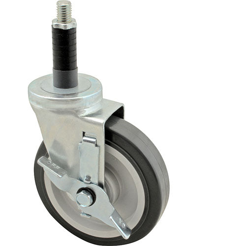 Picture of Gray Caster Stem with 5-Inch Length and Brake