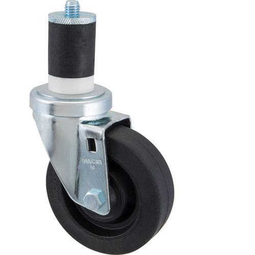 Picture of Black Swivel Caster with 4" OD Stem