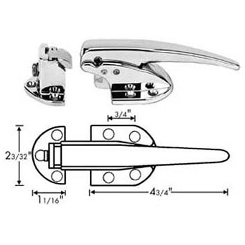 Picture of Kason® - 10930C00004 Latch W/Strike For Kason Part# 10930C00008