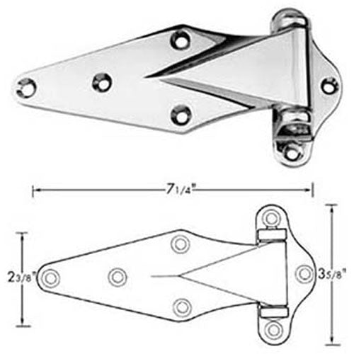 Picture of Kason® - 1071-000040 Hinge For Kason Part# 1071-000040