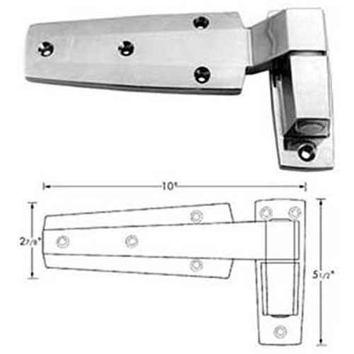 Picture of Hinge, Cam (1-3/4" Ofst)  For Standard Keil Part# 2860-1214-1110