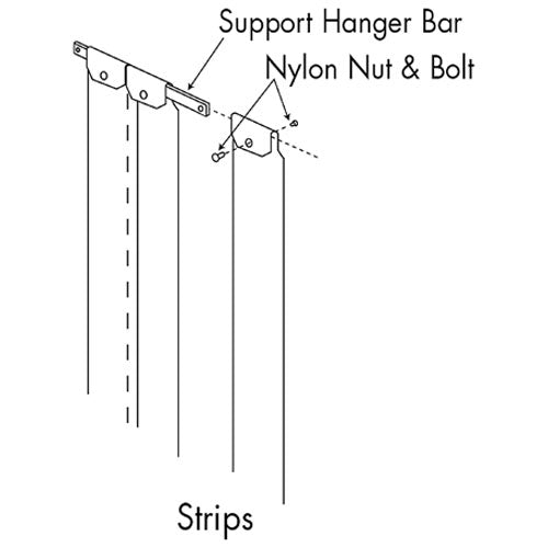 Picture of Kason® - 401Sc6063384 Curtain,Strip, 6 X 84 For Kason Part# 401SC6063384F