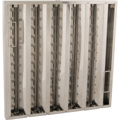 Picture of Filter, Baffle, 20x20, Stainless Steel, High Efficiency, Female Pipe Thread