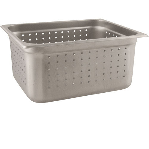 Picture of 6"D Stainless Steel Perforated Half Pan with Steam Capability