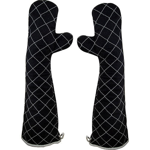 Picture of Mitts: Oven-Black Cotton Canvas