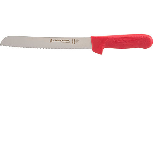 Picture of Knife,Bread 8",Scalloped ,Red