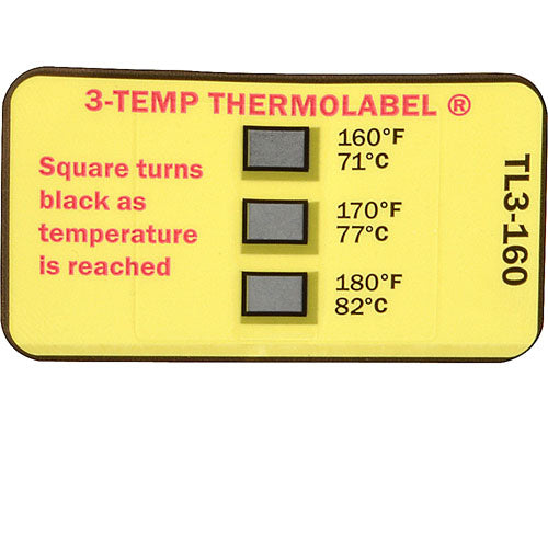 Picture of Label,Temperature , 160/170/180