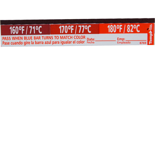 Picture of Label,Temperature , 160/170/180 for Taylor Thermometer Part# 8769