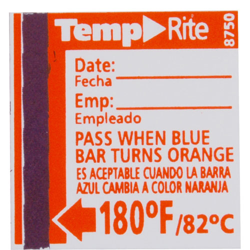 Picture of Label, Temperature , 180F for Taylor Thermometer Part# 8750