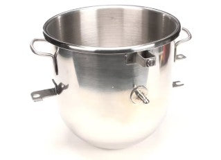 Stainless steel 140 quart mixer bowl for Hobart Legacy HL1400 mixers, part 00-875845