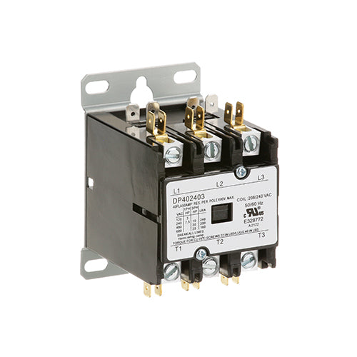 Picture of Contactor (3 Pole,40 Amp,240V) for Hatco Part# HT2.01.016.00