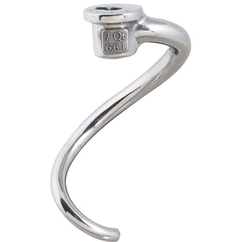 Picture of Hook,Dough , 7 Qt, S/S, Nsf for Kitchen Aid Part# KSMC7QDH