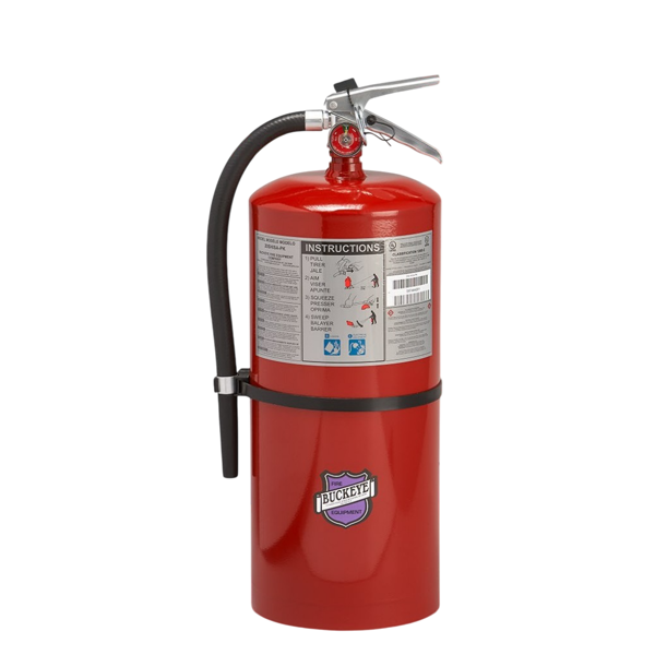 Buckeye 20 lb Purple K Fire Extinguisher.